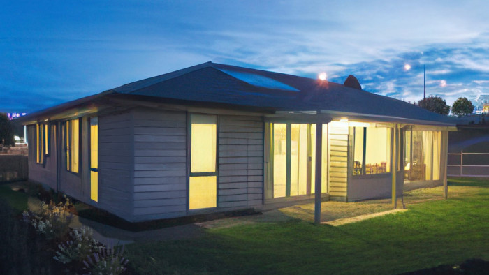 Image of a house. Science has helped deliver healthier homes for New Zealanders.