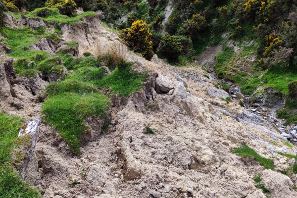42 landslide modelling erosion at earth flow toe
